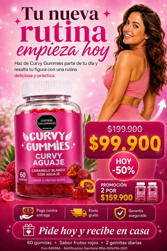 GOMITAS DE AGUAJE CURVY GUMMIES